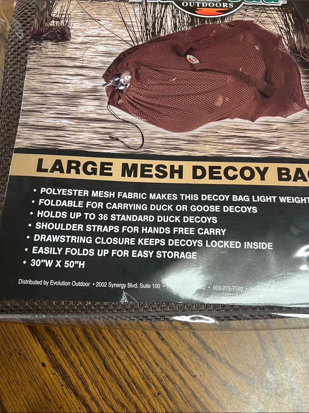 Flambeau Large Mesh Decoy Bag in Brown